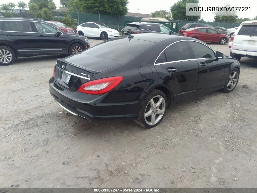 2013 Mercedes-Benz Cls 550 4Matic VIN: WDDLJ9BBXDA077221 Lot: 39387247