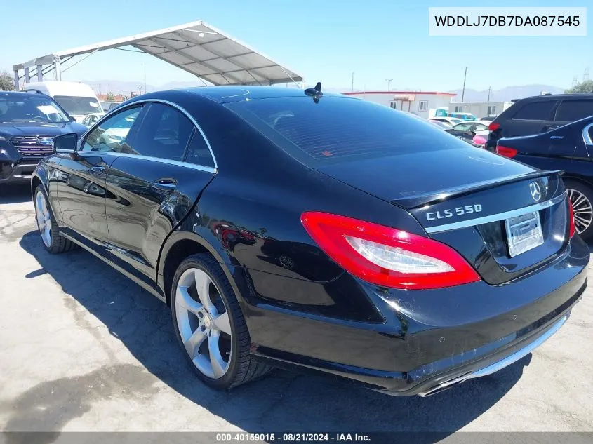 2013 Mercedes-Benz Cls 550 VIN: WDDLJ7DB7DA087545 Lot: 40159015