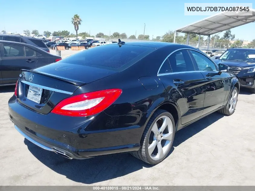 2013 Mercedes-Benz Cls 550 VIN: WDDLJ7DB7DA087545 Lot: 40159015