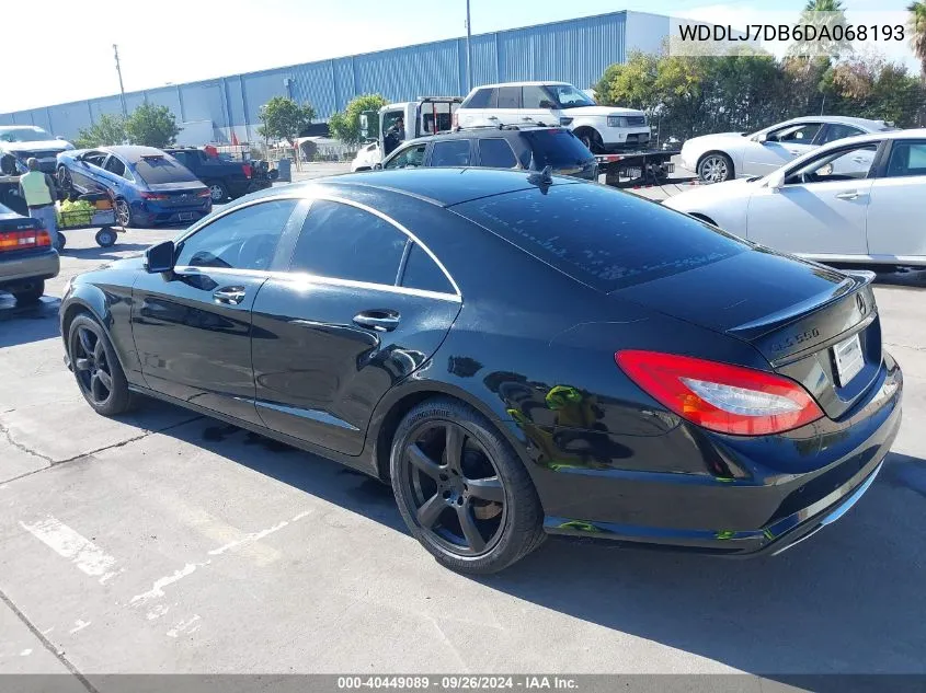 2013 Mercedes-Benz Cls 550 VIN: WDDLJ7DB6DA068193 Lot: 40449089