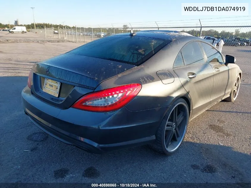 2013 Mercedes-Benz Cls 550 VIN: WDDLJ7DB1DA074919 Lot: 40598865