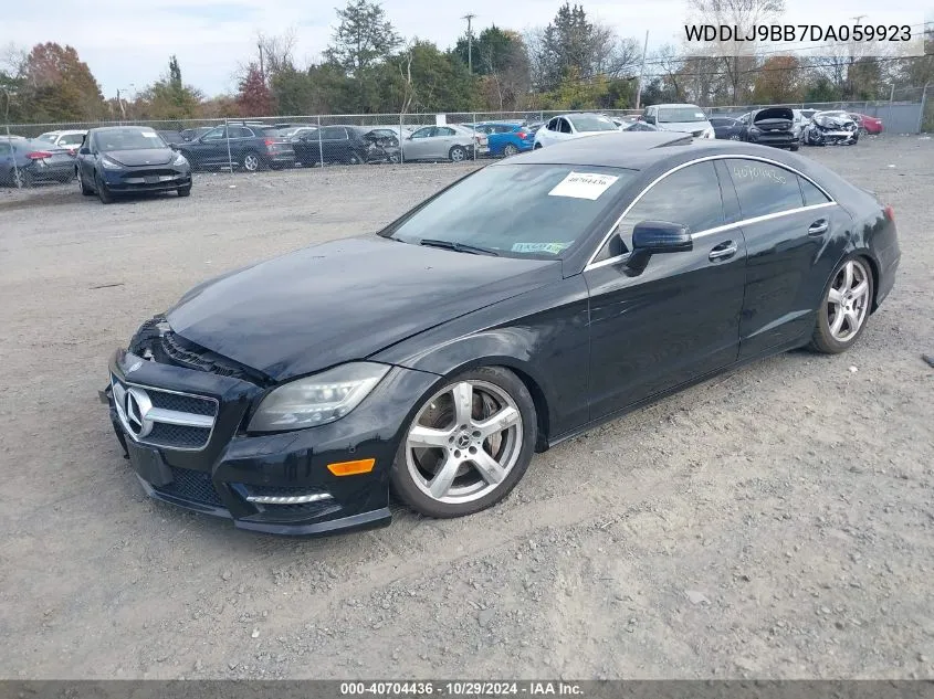 2013 Mercedes-Benz Cls 550 4Matic VIN: WDDLJ9BB7DA059923 Lot: 40704436