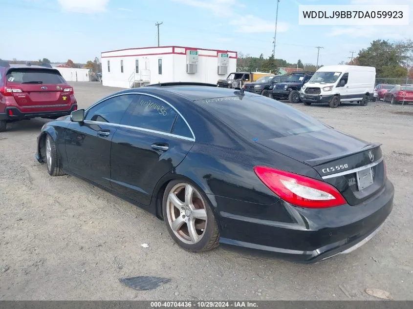 2013 Mercedes-Benz Cls 550 4Matic VIN: WDDLJ9BB7DA059923 Lot: 40704436