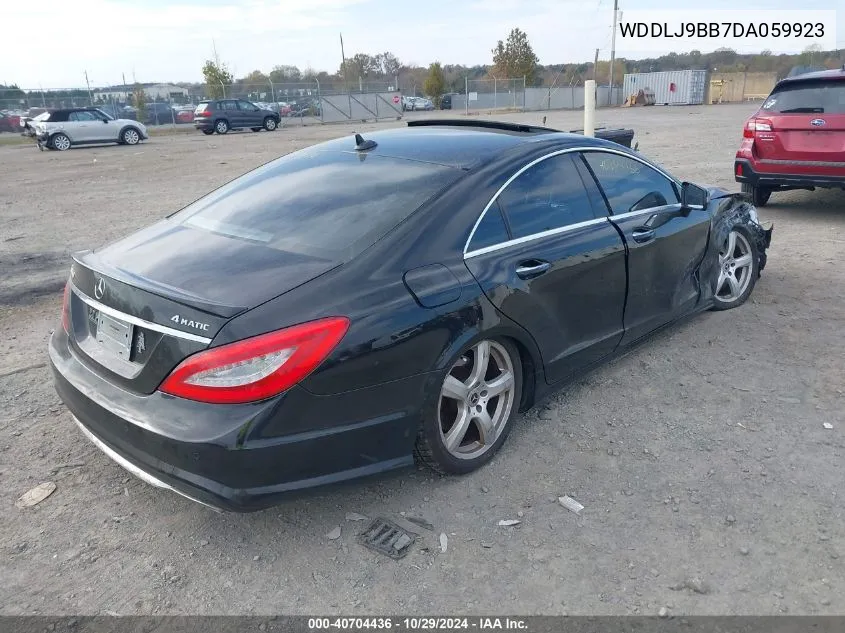 2013 Mercedes-Benz Cls 550 4Matic VIN: WDDLJ9BB7DA059923 Lot: 40704436