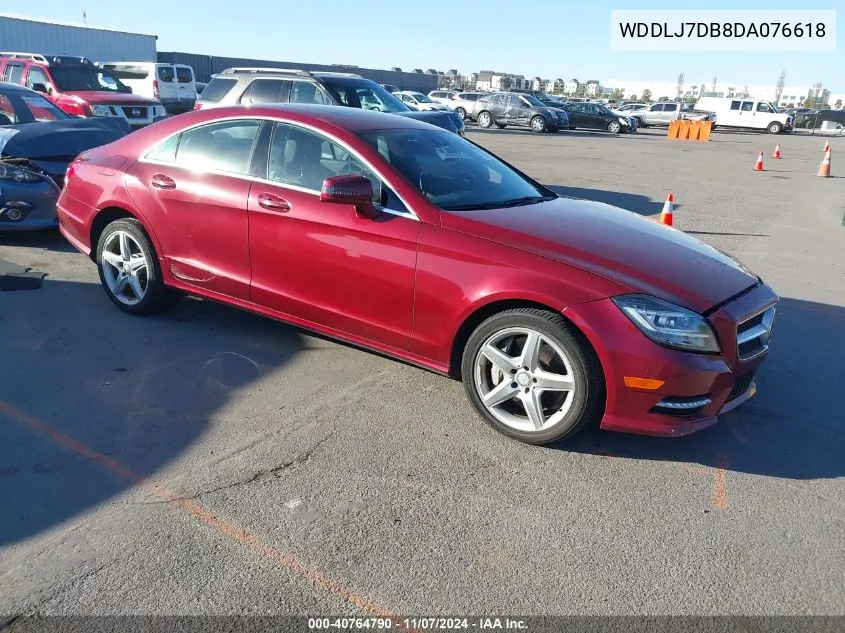 2013 Mercedes-Benz Cls 550 VIN: WDDLJ7DB8DA076618 Lot: 40764790