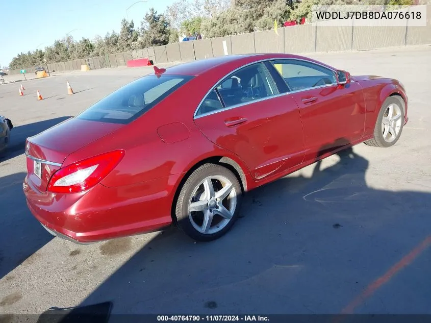 2013 Mercedes-Benz Cls 550 VIN: WDDLJ7DB8DA076618 Lot: 40764790