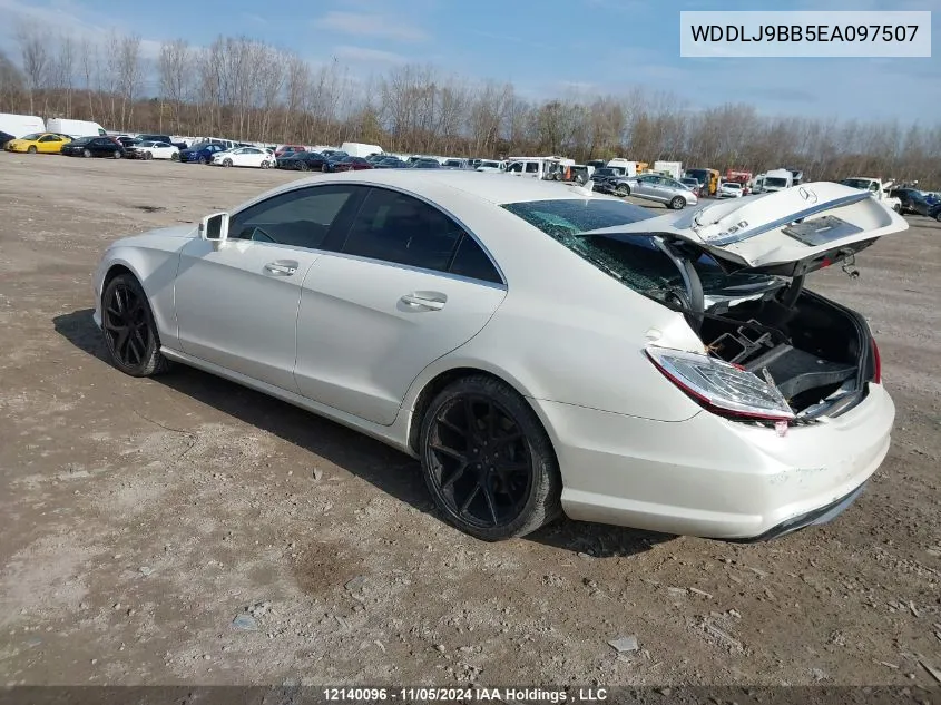 2014 Mercedes-Benz Cls 550 4Matic VIN: WDDLJ9BB5EA097507 Lot: 12140096