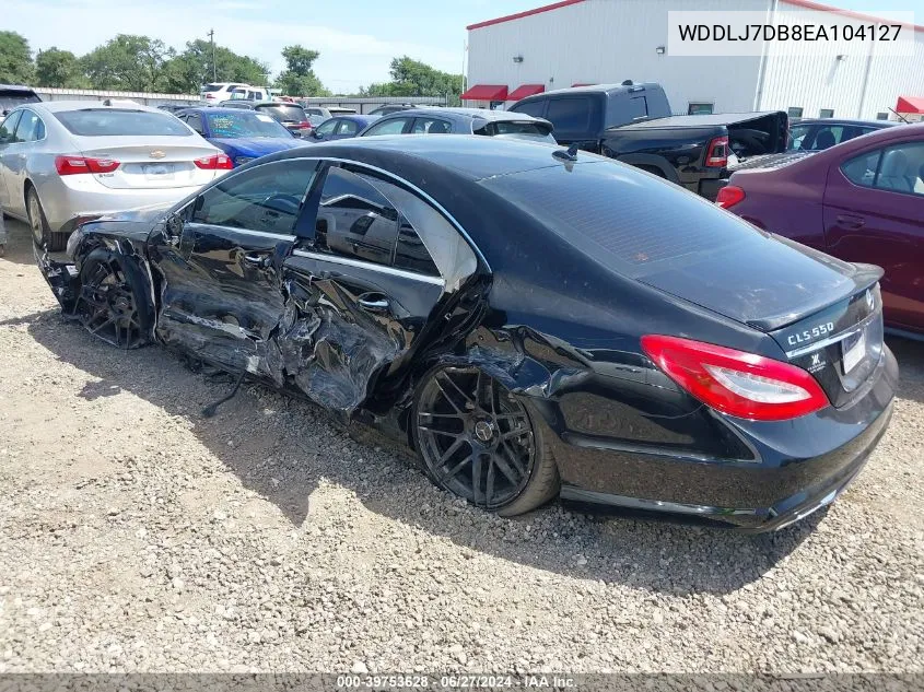 2014 Mercedes-Benz Cls 550 VIN: WDDLJ7DB8EA104127 Lot: 39753628