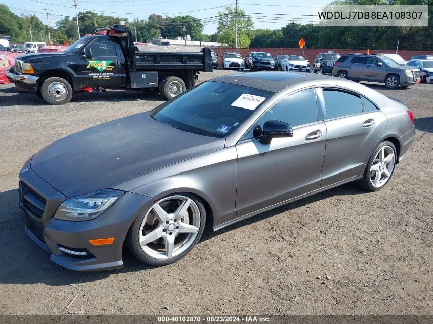 2014 Mercedes-Benz Cls 550 VIN: WDDLJ7DB8EA108307 Lot: 40162870