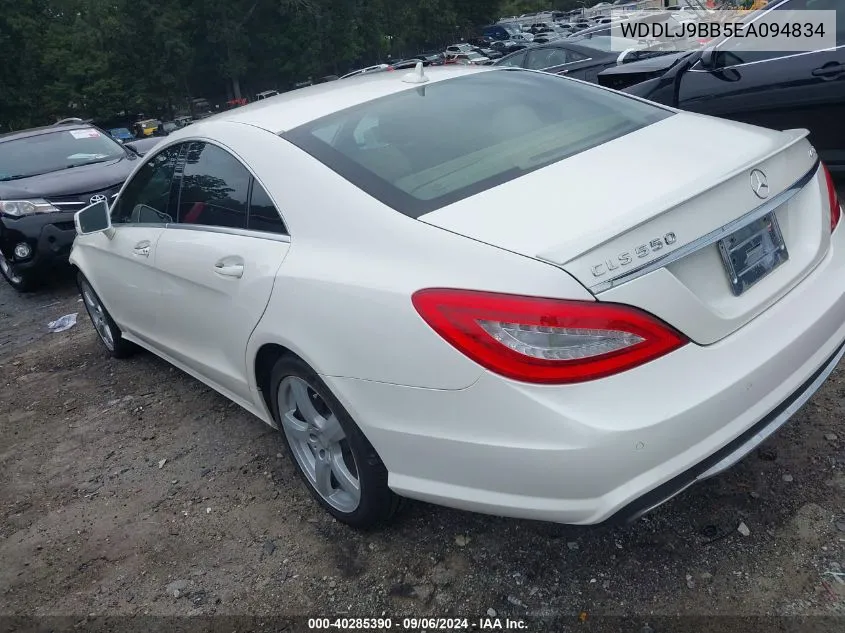 2014 Mercedes-Benz Cls 550 4Matic VIN: WDDLJ9BB5EA094834 Lot: 40285390