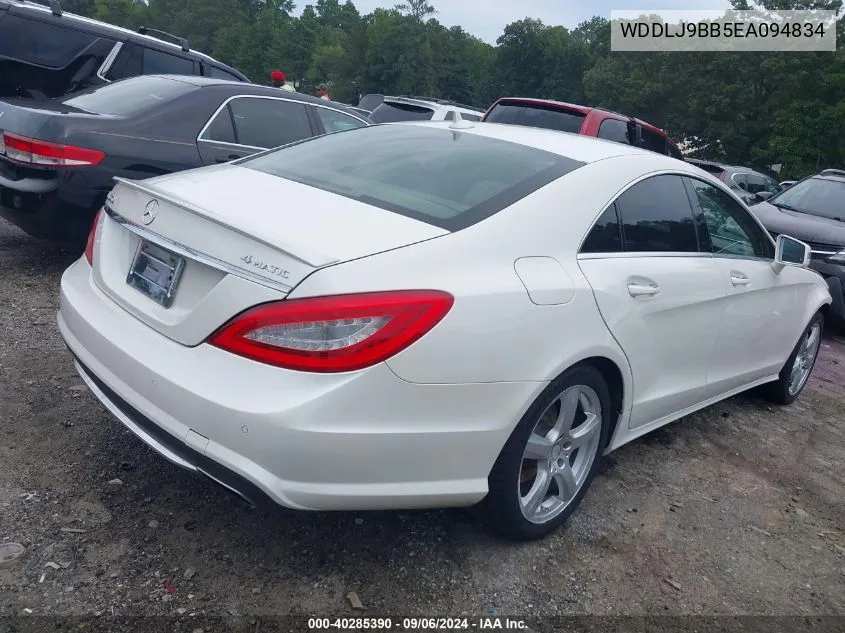 2014 Mercedes-Benz Cls 550 4Matic VIN: WDDLJ9BB5EA094834 Lot: 40285390