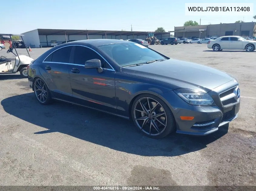 2014 Mercedes-Benz Cls 550 VIN: WDDLJ7DB1EA112408 Lot: 40416816