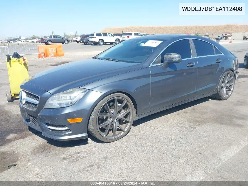 2014 Mercedes-Benz Cls 550 VIN: WDDLJ7DB1EA112408 Lot: 40416816