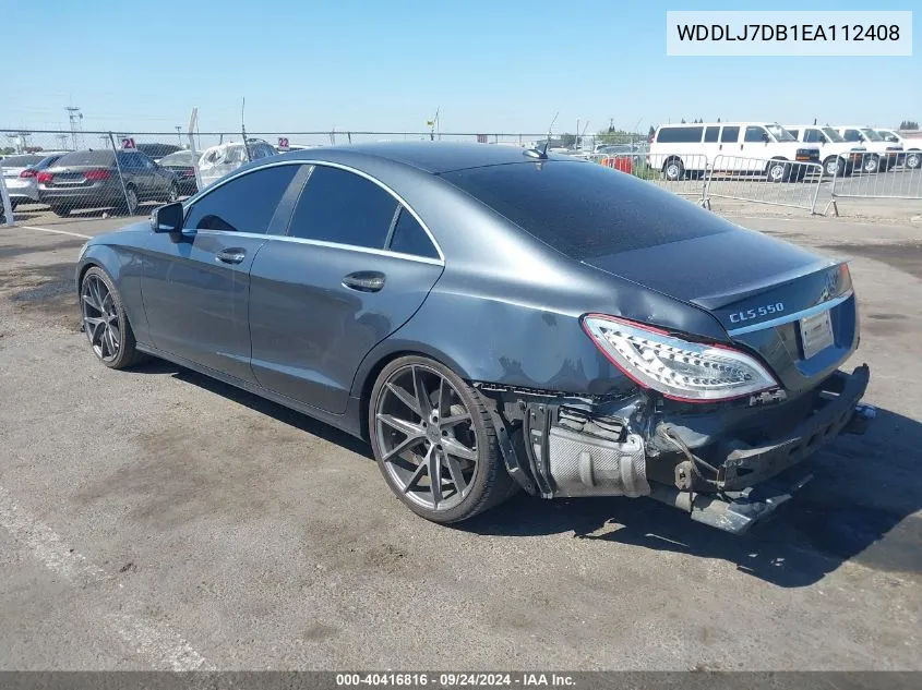 2014 Mercedes-Benz Cls 550 VIN: WDDLJ7DB1EA112408 Lot: 40416816