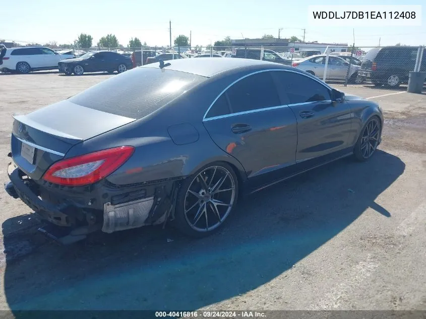 2014 Mercedes-Benz Cls 550 VIN: WDDLJ7DB1EA112408 Lot: 40416816