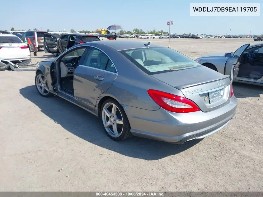 2014 Mercedes-Benz Cls 550 VIN: WDDLJ7DB9EA119705 Lot: 40453508