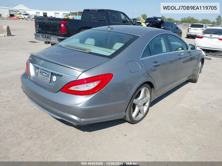 2014 Mercedes-Benz Cls 550 VIN: WDDLJ7DB9EA119705 Lot: 40453508