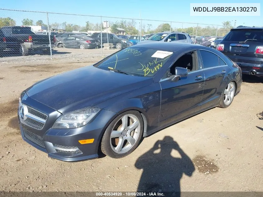 2014 Mercedes-Benz Cls 550 4Matic VIN: WDDLJ9BB2EA130270 Lot: 40534920