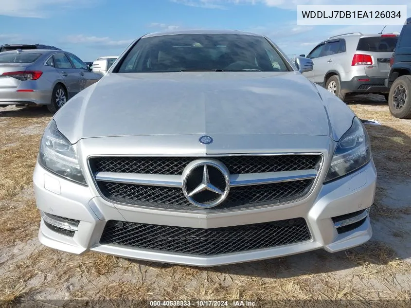 2014 Mercedes-Benz Cls 550 VIN: WDDLJ7DB1EA126034 Lot: 40538833