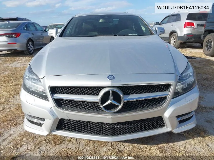 2014 Mercedes-Benz Cls 550 VIN: WDDLJ7DB1EA126034 Lot: 40538833