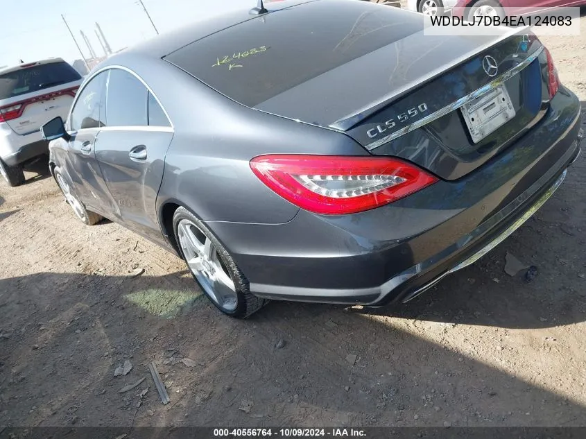 2014 Mercedes-Benz Cls 550 550 VIN: WDDLJ7DB4EA124083 Lot: 40556764