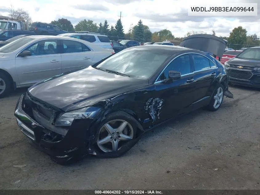 2014 Mercedes-Benz Cls 550 4Matic VIN: WDDLJ9BB3EA099644 Lot: 40604202