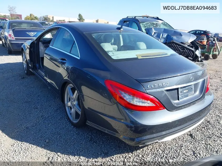 2014 Mercedes-Benz Cls 550 VIN: WDDLJ7DB8EA094683 Lot: 40734591