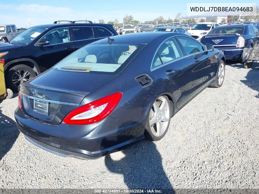 2014 Mercedes-Benz Cls 550 VIN: WDDLJ7DB8EA094683 Lot: 40734591