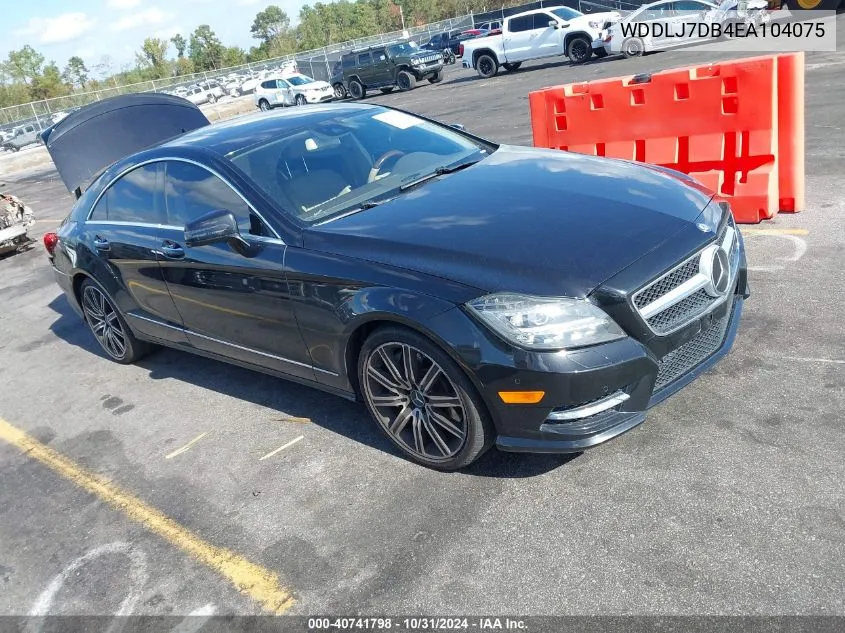 2014 Mercedes-Benz Cls 550 VIN: WDDLJ7DB4EA104075 Lot: 40741798