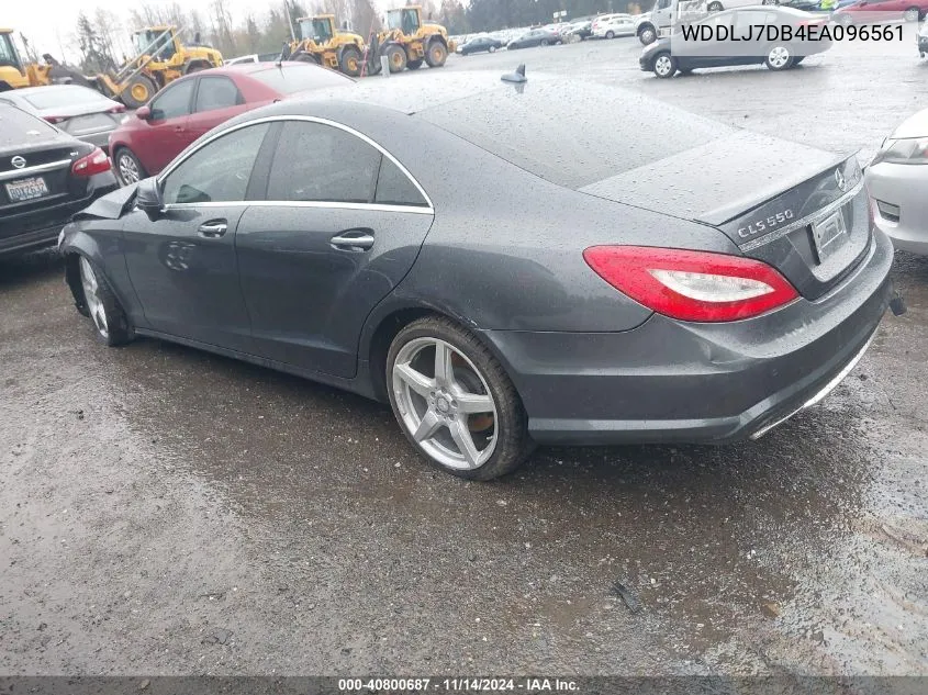 2014 Mercedes-Benz Cls 550 VIN: WDDLJ7DB4EA096561 Lot: 40800687