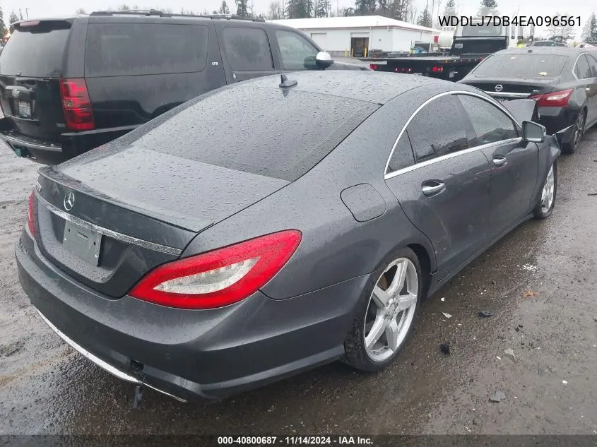 2014 Mercedes-Benz Cls 550 VIN: WDDLJ7DB4EA096561 Lot: 40800687