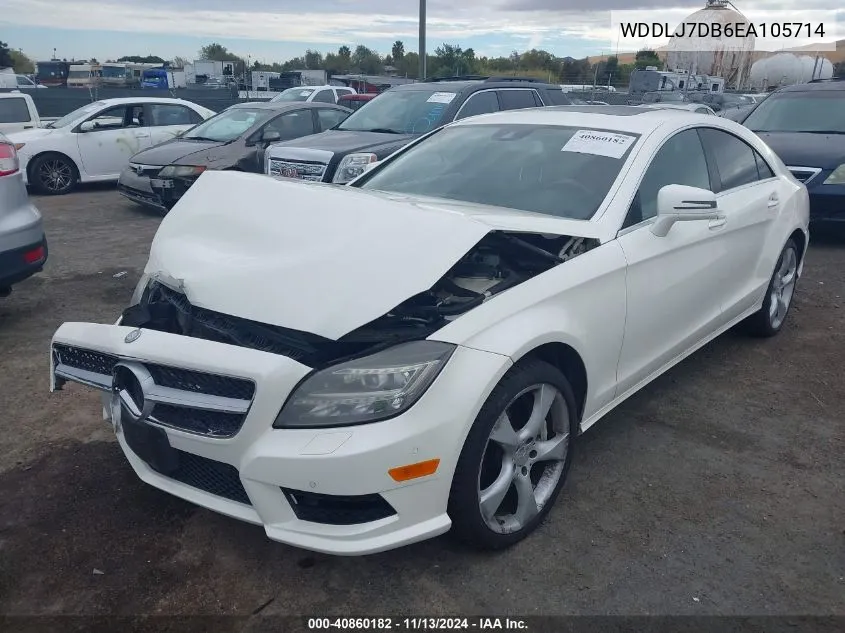 2014 Mercedes-Benz Cls 550 VIN: WDDLJ7DB6EA105714 Lot: 40860182