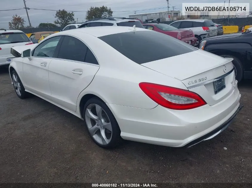 2014 Mercedes-Benz Cls 550 VIN: WDDLJ7DB6EA105714 Lot: 40860182