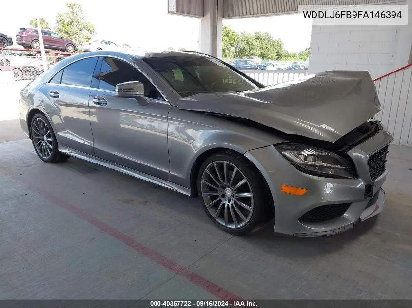 2015 Mercedes-Benz Cls 400 VIN: WDDLJ6FB9FA146394 Lot: 40357722