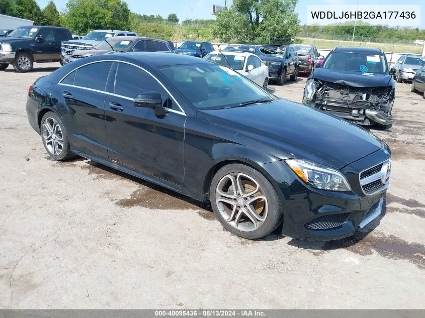 2016 Mercedes-Benz Cls 400 4Matic VIN: WDDLJ6HB2GA177436 Lot: 40095436