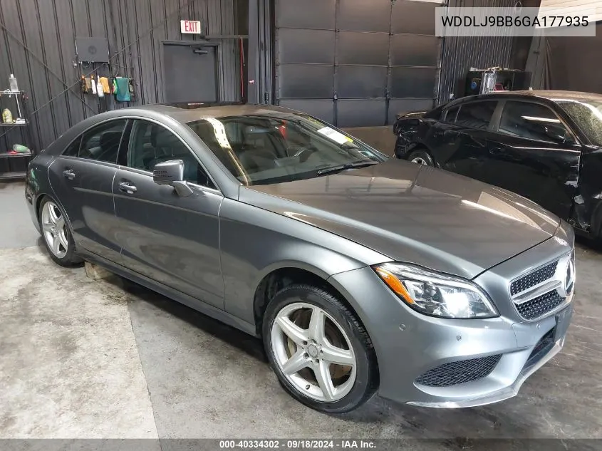 2016 Mercedes-Benz Cls 550 4Matic VIN: WDDLJ9BB6GA177935 Lot: 40334302