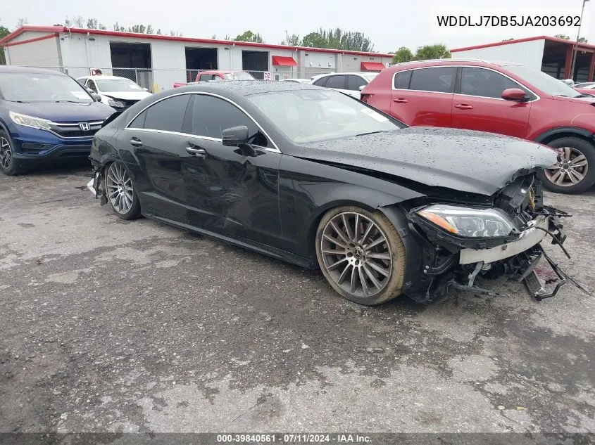 2018 Mercedes-Benz Cls 550 VIN: WDDLJ7DB5JA203692 Lot: 39840561