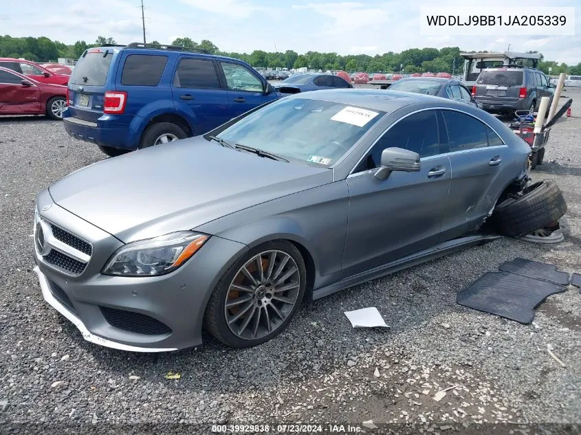 2018 Mercedes-Benz Cls 550 4Matic VIN: WDDLJ9BB1JA205339 Lot: 39929838