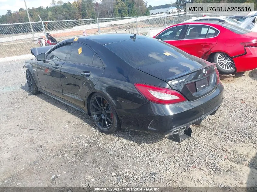 2018 Mercedes-Benz Amg Cls 63 S 4Matic VIN: WDDLJ7GB1JA205516 Lot: 40752843