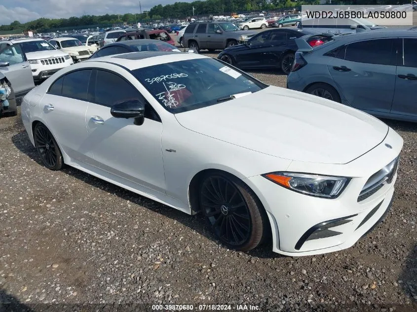 WDD2J6BB0LA050800 2020 Mercedes-Benz Amg Cls 53 4Matic