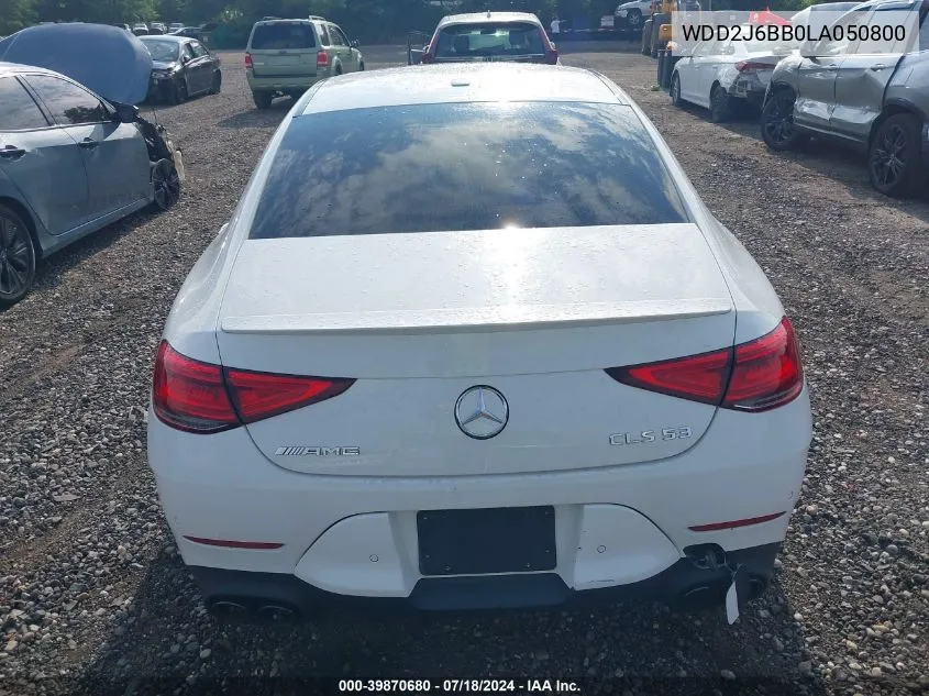 2020 Mercedes-Benz Amg Cls 53 4Matic VIN: WDD2J6BB0LA050800 Lot: 39870680