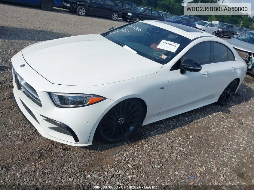 WDD2J6BB0LA050800 2020 Mercedes-Benz Amg Cls 53 4Matic