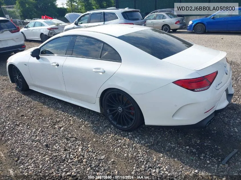 WDD2J6BB0LA050800 2020 Mercedes-Benz Amg Cls 53 4Matic