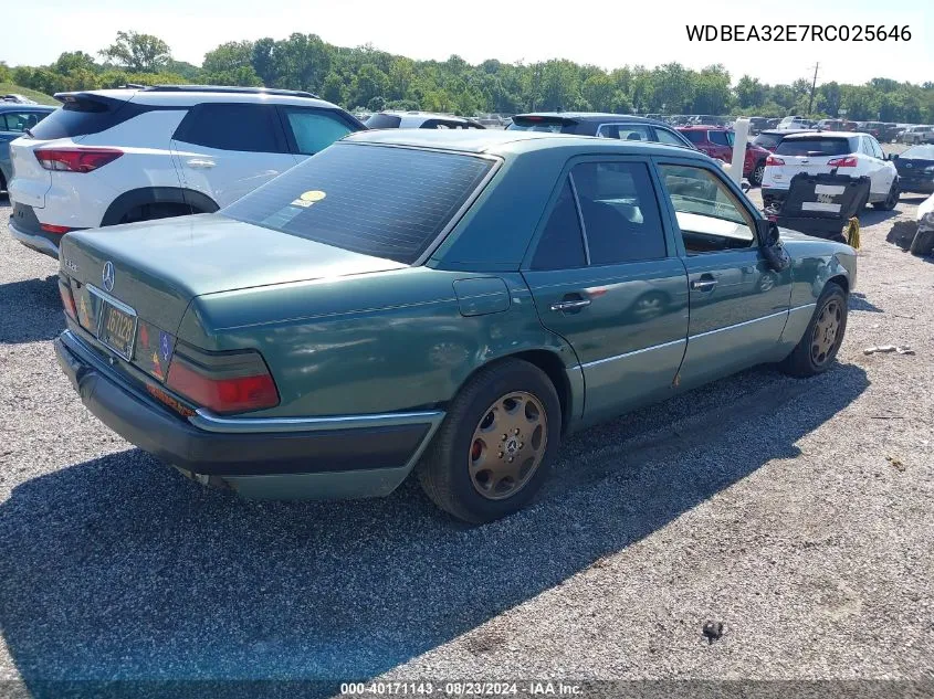 1994 Mercedes-Benz E 320 VIN: WDBEA32E7RC025646 Lot: 40171143