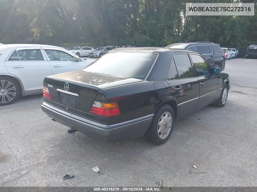 1995 Mercedes-Benz E 320 Base/320 Special VIN: WDBEA32E7SC272316 Lot: 40316219