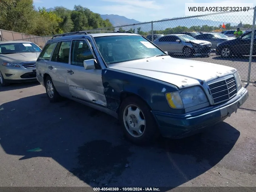 1995 Mercedes-Benz E 320 VIN: WDBEA92E3SF332187 Lot: 40540369