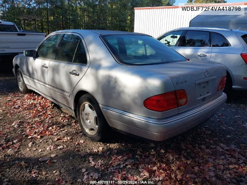 1997 Mercedes-Benz E 420 VIN: WDBJF72F4VA418798 Lot: 40709117