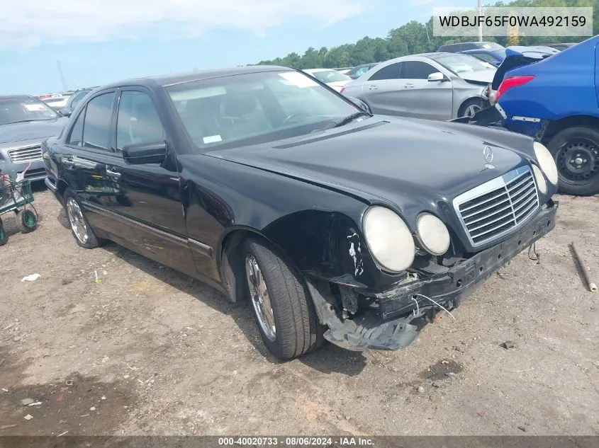 1998 Mercedes-Benz E 320 VIN: WDBJF65F0WA492159 Lot: 40020733