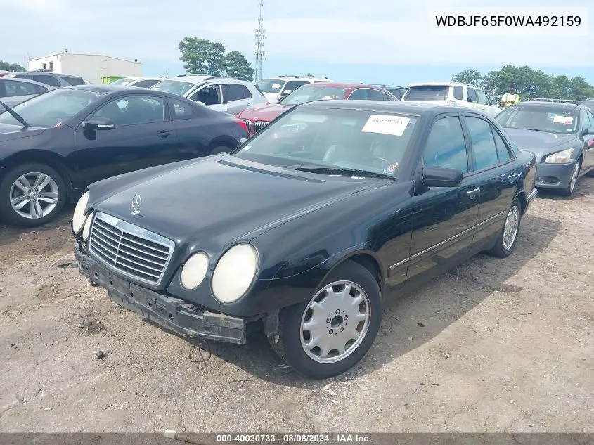 1998 Mercedes-Benz E 320 VIN: WDBJF65F0WA492159 Lot: 40020733