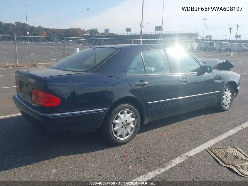 1998 Mercedes-Benz E 320 VIN: WDBJF65F9WA608197 Lot: 40594458